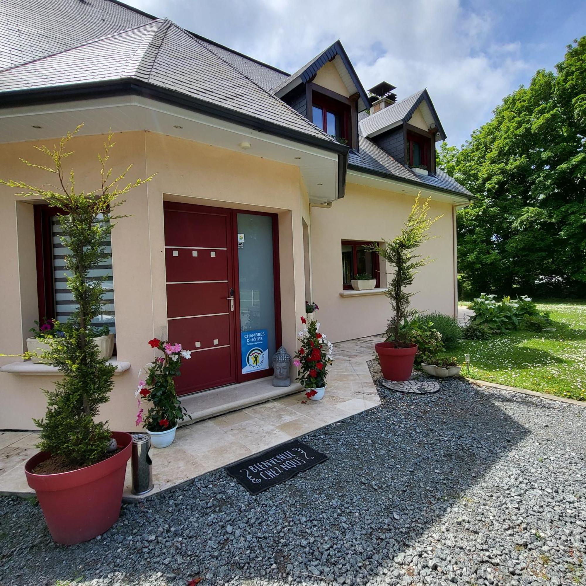 Chez Kate Et Lolo Bed & Breakfast Senneville-sur-Fécamp Eksteriør bilde